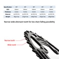 thumbnail image 4 of Bike Chainring 104BCD Mountain Bike Single Chain Ring Disc Narrow Wide Chainring 44T / 46T / 48T / 50T / 52T, 4 of 7