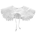 thumbnail image 2 of TIMIFIS Fake Collar Retro Women Fake Solid Color Fake False Lapel Neck Collar Blouse Pan Collar ummer, 2 of 2
