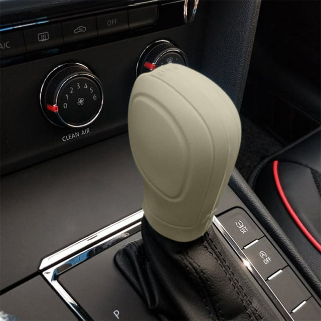 CHOK Car Gear Shifter Knob Cover Elastic Car Automatic Shifter Protector Cover Universal Antl-Slip Auto Knob Gear Stick Protector Vehicle Accessories