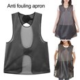 thumbnail image 1 of Hicess Apron Fastener Tape Fixation Back Mesh Design Waterproof Oilproof Leak-proof Breathable Sleeveless Apron Home Supply, 1 of 8