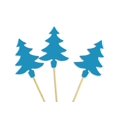 thumbnail image 2 of Darling Souvenir Christmas Tree Cupcake Toppers Dessert Decorations - Pack Of 20, 2 of 6