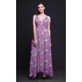 thumbnail image 5 of Bimba Robe Longue Maxi de Plage à Imprimé Floral pour Femme à Bretelles Tenue de Villégiature d'Été-Moyen, 5 of 5