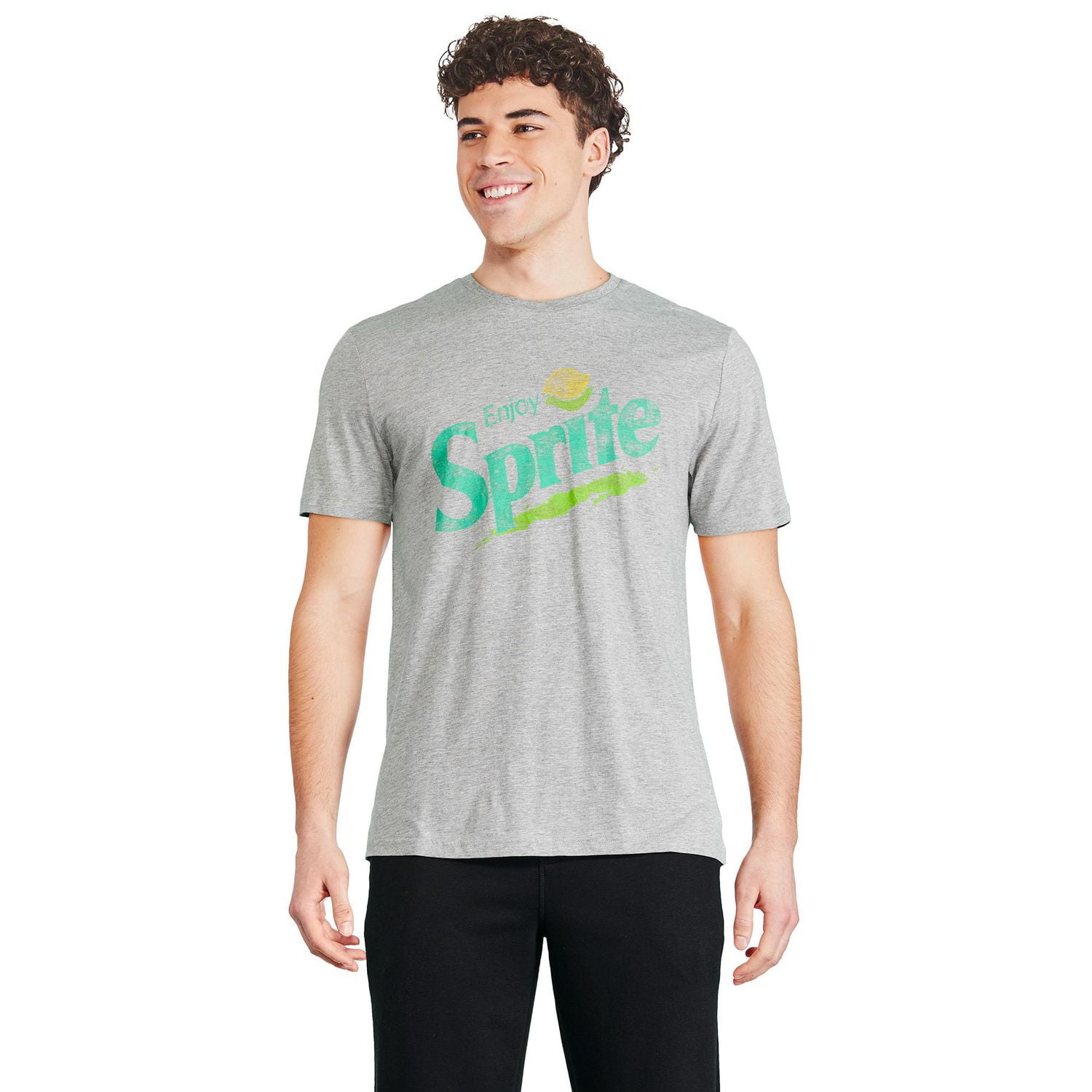 T-shirt à manches courtes Sprite Coca-Cola pour hommes