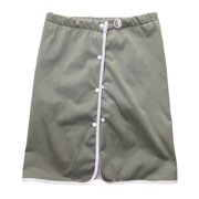 Multifunctional Adult Diaper Skirt Cloth Diaper Adult Reusable Washable Mattress Grayish green L