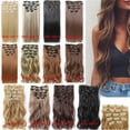 thumbnail image 1 of Maoww Curly Wavy Hair Extension Synthetic 60 Cm High Temperature Silky Long Wig 12, 1 of 5