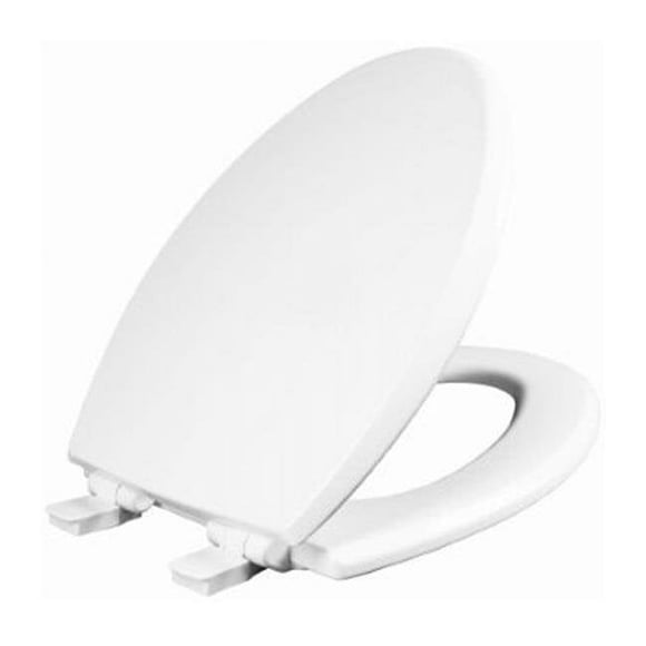 Bemis Manufacturing 267177 Siège de Toilette à Noyau en Bois Allongé Whisper Close, Blanc