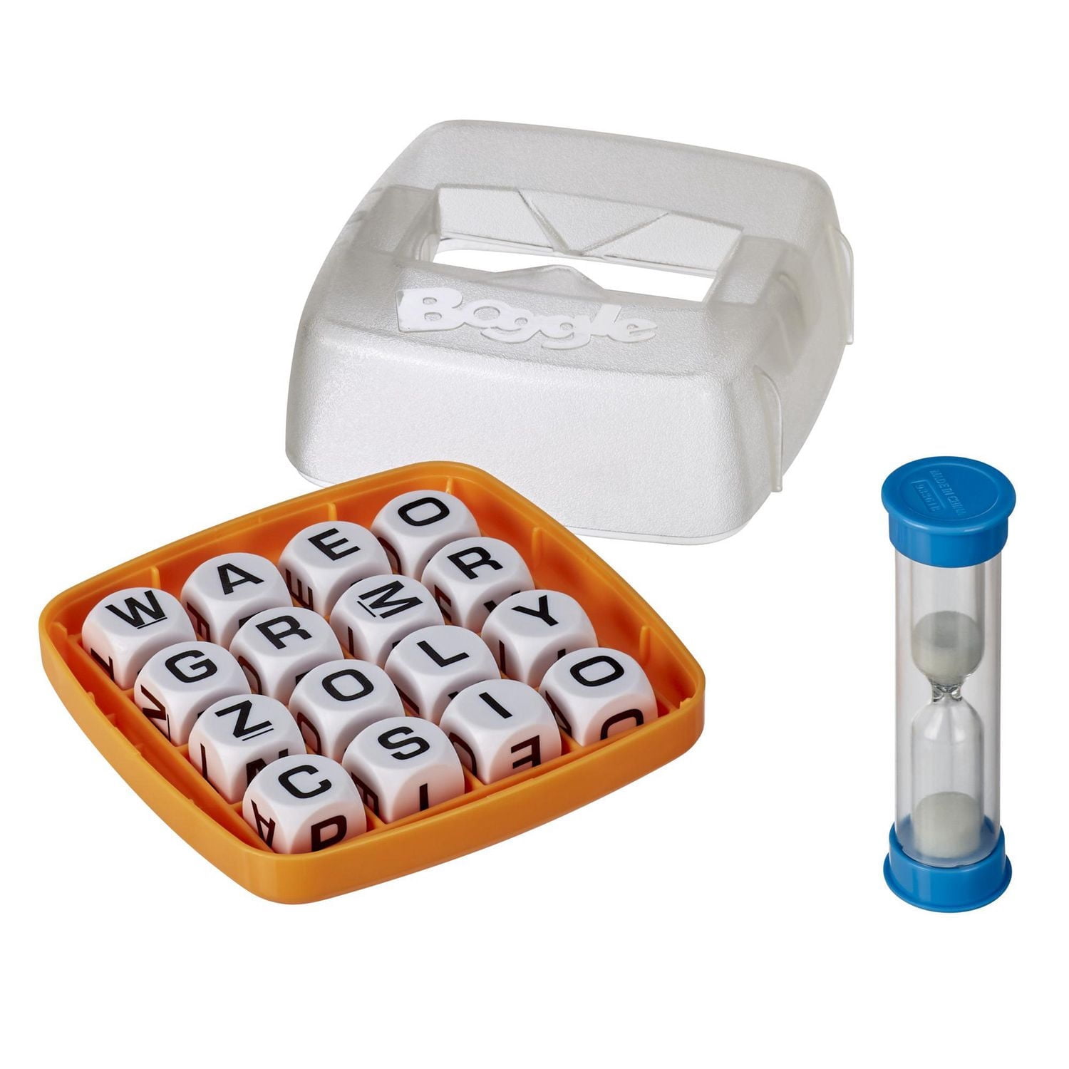 Boggle, jeu de mots familial pour 1 joueur et plus, jeu de dés, jeu de voyage pour adultes et enfants