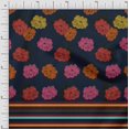 thumbnail image 1 of oneOone Silk Tabby Fabric Stripe & Floral Panel Print Fabric BTY 42 Inch Wide, 1 of 3