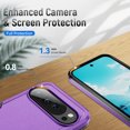 thumbnail image 3 of For Google Pixel 10 /10 Pro Case, Google Pixel 10 /10 Pro Case Dual Layer Hard PC Soft TPU Bumper Full Body Shockproof Strong and Durable Phone Case for Google Pixel 10 /10 Pro,Dust-Proof,K, 3 of 4