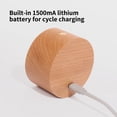 thumbnail image 4 of Renjiang Wooden LED Wall Lights Rechargeable Magnetic 360° Rotation Dimmable Battery Operated, 4 of 9