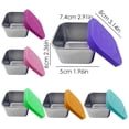 thumbnail image 3 of Ongmies Snack Container Leak Proof Small Food Container with Silicone Lid Stackable Snack Jar Stainless Steel Snack Containers Lunch Boxes, 3 of 9