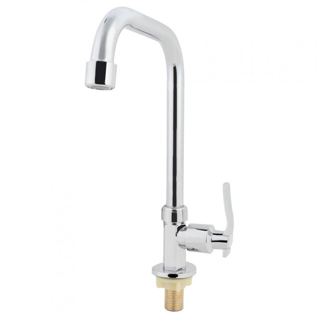 Water Faucet, Alloy Basin Taps Thicken Handle Anti Pollution Leakproof For Sink For Kitchen For Wash Basin