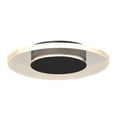 thumbnail image 1 of Artika Essence Disk Modern LED Flush Mount Ceiling Light Fixture, Black, 1 of 5