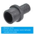 thumbnail image 4 of Unique Bargains UPVC Reducer Pipe Fitting 25mm OD 17mm Barbed, 3 Pack Straight Coupling Adapter Connector, Grey, 4 of 5