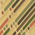 thumbnail image 1 of Ahgly Company Machine Washable Indoor Square Transitional Golden Brown Yellow Area Rugs, 6' Square, 1 of 7