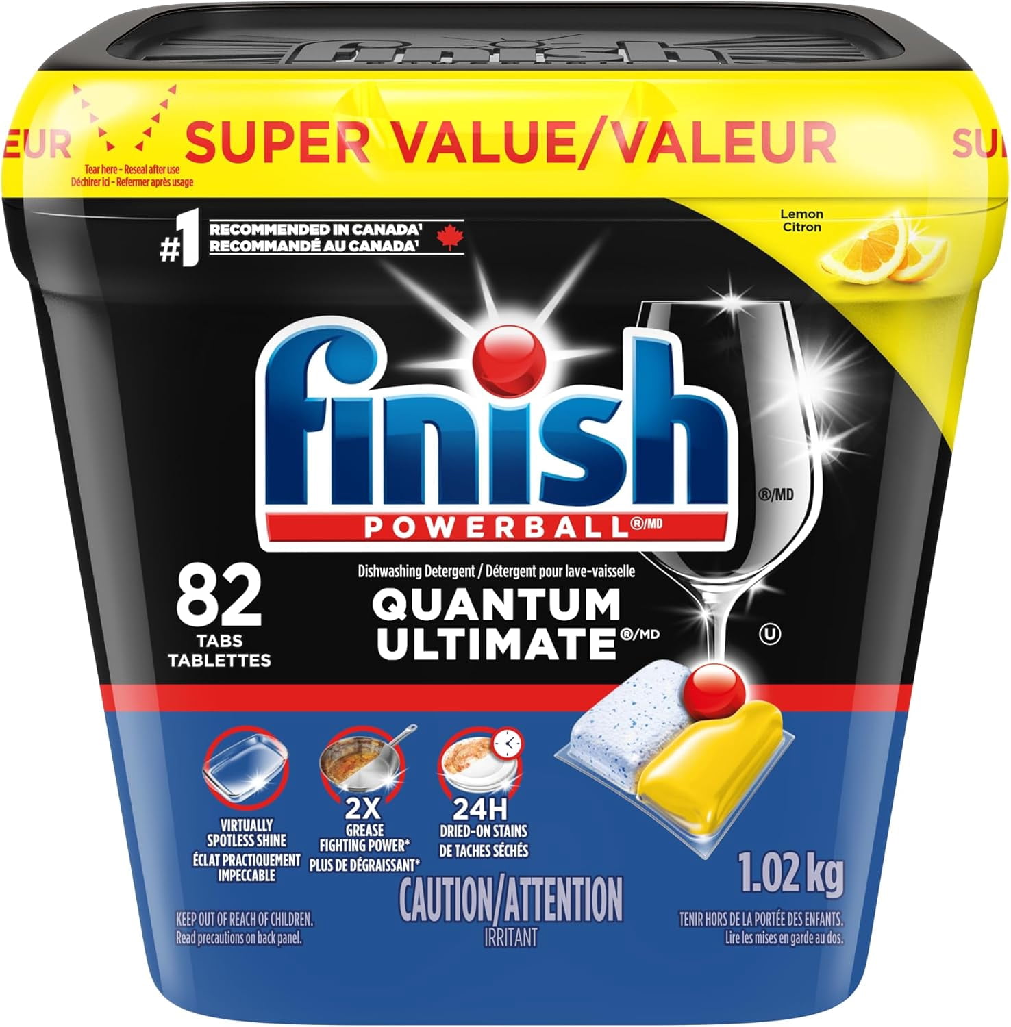 FINISH® - QUANTUM ULTIMATE® Citron 82 ct