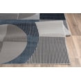 thumbnail image 4 of LaDole Rugs 9x12 ft Modern Premium Area Rug | Geometric Large Carpet For Bedroom, Living Room, Home Office, Indoor Floor Décor | Blue Grey, 4 of 5