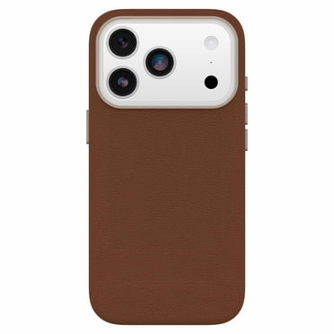 OtterBox Étui Symmetry Cactus Leather MagSafe avec Contrôle de la Caméra Dessert Saddle (Marron) pour iPhone 17 Pro