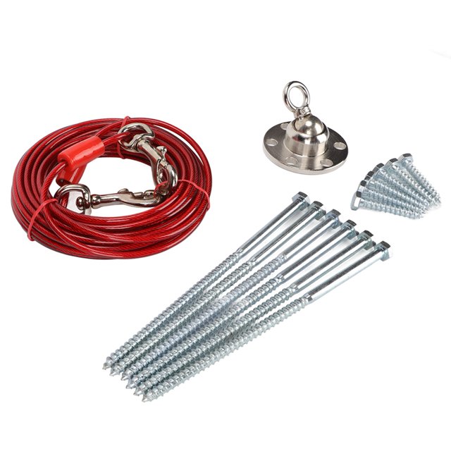 Large Dog Anchor, Long Range 360 Rotatable Hook Dog Stake With Leash For Beach For Camping For Yard 10m / 32.8ft