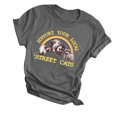 thumbnail image 1 of Heliisoer Hauts pour Femmes, Liquidation d'Été Mode pour Femmes T-Shirt Vintage Raton Laveur T-Shirt Graphique Manches Courtes T-Shirts Amusants, 1 of 1