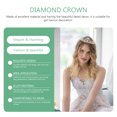 thumbnail image 3 of Diadème de Mariée en Strass pour Fille Couronne de Mariage Bandeau de Mariée en Strass, 3 of 8