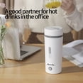 thumbnail image 3 of jovati Travel Kettle Car Kettle Portable Electric Kettle, 3 In 1 Mini Car Kettle , Fast Water Boil Small Tea Pot, Automatic Shut Off Tea Kettle, Water Heater For Tea, 3 of 8