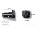 thumbnail image 2 of 7 Pin RV Blade Trailer Socket Trailer Wiring Harness Connector Heavy Duty 7 Way Vehicle Side Trailer Socket for Trailer, 2 of 7