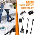 thumbnail image 1 of Up to 40% off Gifts Oefntac Three In One Stainless Steel Snow Shovel Removable Retractable Vehicle Snow Shovel In Winter Including Cloth Bag Version, 1 of 9