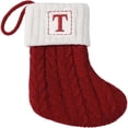 thumbnail image 2 of XZNGL Initial Alphabet Christmas Stockings 7Inch Letter Personalised Xmas Stocking Letter Personalised Xmas Stocking 26 Soft Stockings Decorations for Family Party, 2 of 2