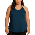 thumbnail image 1 of TACILIP Womens Camisole Tank Tops Plus Size Racerback Crewneck Workout Tops Sleeveless Gym Yoga Summer Outfits, 1 of 5