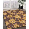 thumbnail image 3 of Ahgly Tapis Rectangulaire Lavable en Machine Intérieur Transitionnel Jaune, 5 Pieds x 8 Pieds, 3 of 7