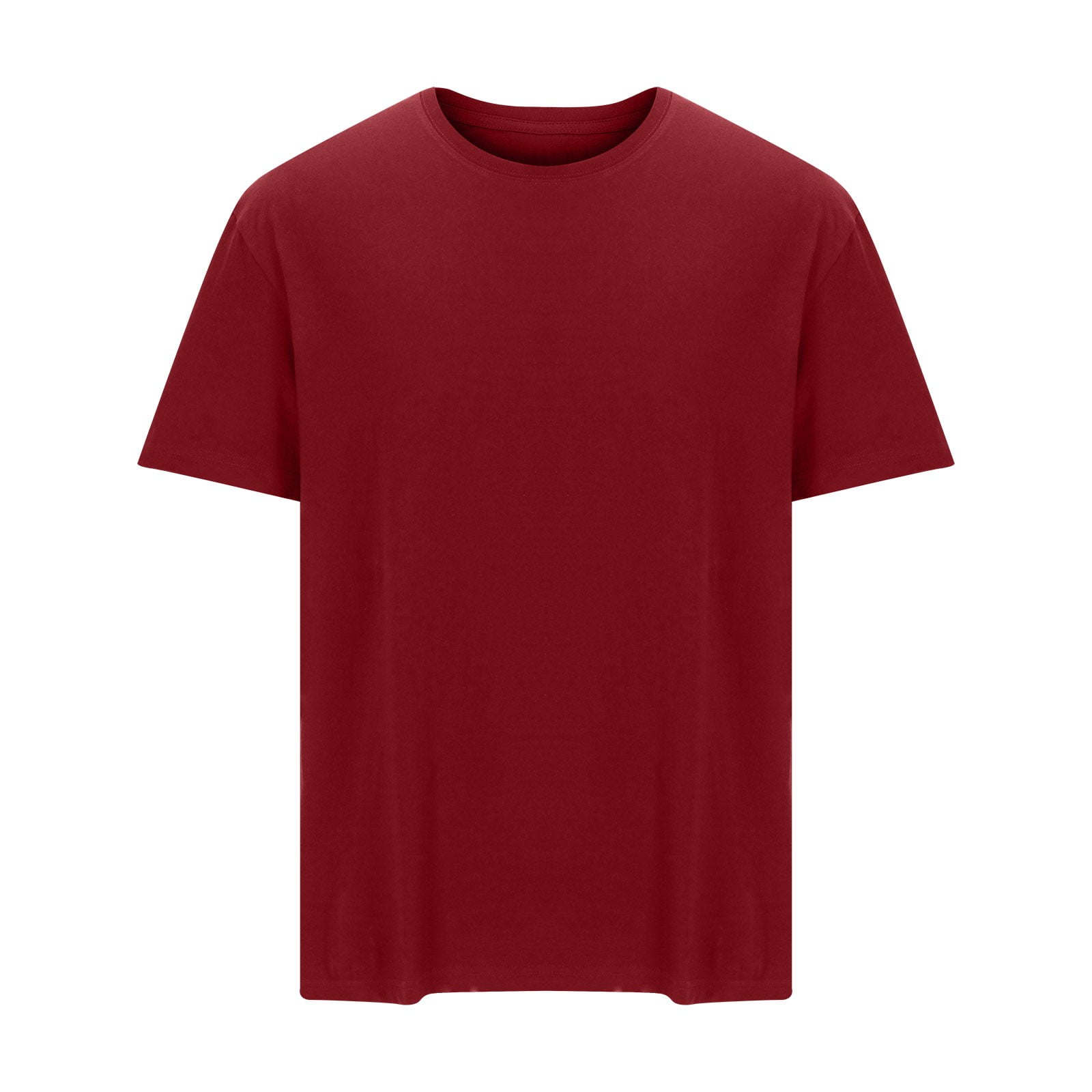 Cfhntfmh Mens Big And Talls Cotton T Shirts 2025 Summer Round Neck Short Sleeve Shirt Plus Size Basic Solid Casual Tops