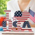 thumbnail image 2 of Independence Day Table Decoration Patriotic Wooden Sign and Stripes Tiered Tray Decor For Independence Day Decorations GLORY, 2 of 6