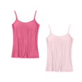 thumbnail image 3 of Timegard Camisoles 2 Pcs pour Femmes avec Soutien-Gorge Intégré Grande Taille Col Rond Respirantes Confortables Extensibles, 3 of 3