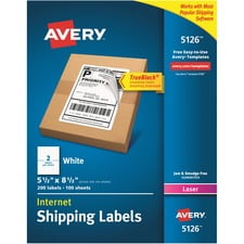 Avery AVE05126 Shipping Label