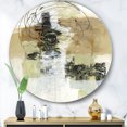 thumbnail image 2 of Designart 'Glam Cream Dream I' Art Mural Cercle en Métal - Disque de 36, 2 of 5