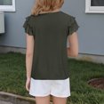 thumbnail image 5 of RXIRUCGD 2025 Vêtements d'Été pour Enfants Nouveaux T-Shirts d'Été pour Enfants Manches Raglan Manches Courtes T-Shirt Graphique Col Rond T-Shirt Filles Haut Décontracté, 5 of 5