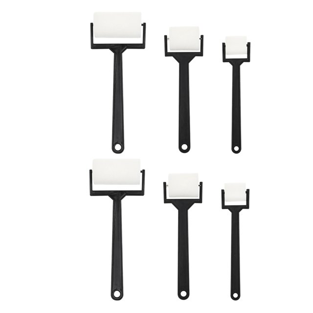 6 Pcs Brosse en Mousse et Rouleau Éponge pour Bricolage et Interaction Parent-Enfant