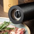 thumbnail image 3 of TopLLC Pepper Grinder, Kitchen Gadgets Wooden Manual Salt & Pepper Mill with Adjustable Coarseness, Ceramic Rotor Refillable Salt Mill Peppercorn Shakers Heavy Duty Spice Mill for Cooking & Serving, 3 of 9