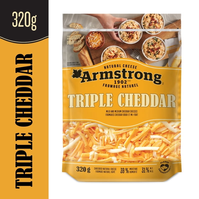 Armstrong Mélange Fromages Triple Cheddar Râpé