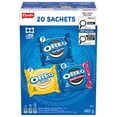 thumbnail image 2 of OREO, 20 Snack Packs (Individually Wrapped), 40 Cookies, School, Lunch, Travel, Gift, Birthday, Bulk Variety Pack of OREOs Original Chocolate & Double Stuf & Golden Vanilla Sandwich Cookies, 2 of 15
