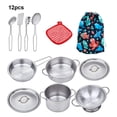 thumbnail image 4 of ZheElen Miniature Cookware Set For Kids Cooking Adventures Kitchen Toy Play House Or Any Occasion 3. Metal, 4 of 6