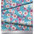 thumbnail image 2 of Soimoi Rayon Fabric Cosmos Floral Decor Fabric Printed Yard 56 Inch Wide, 2 of 3