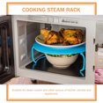 thumbnail image 3 of MasteelfCA 3pcs Multifunctional Storage Plates Kitchen Layered Storage Racks Microwave Layered Food Racks, 3 of 8