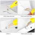 thumbnail image 3 of FlyFlise Universal 100 Pcs/Set Precut 0.6mm-0.8mm Hot Wave Flat Staples For Plastic Stapler, 3 of 8