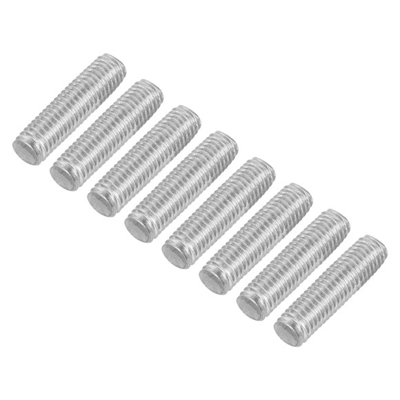 Unique Bargains 16Pack M5 x 20mm 0.8mm Pitch 304 Stainless Steel Fully Threaded Rod Bar Studs
