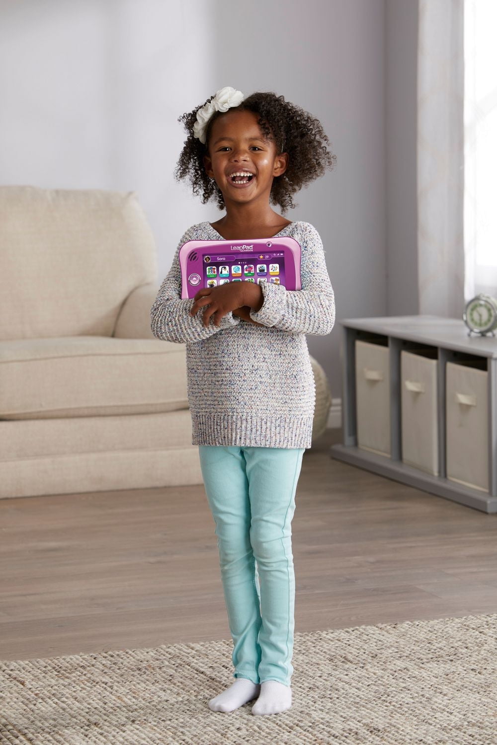 LeapFrog LeapPad Ultimate Ready for School Tablet , Rose, Version anglaise, 3 à 6 ans