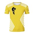thumbnail image 1 of LUOGENLI T-shirts pour Hommes T-shirts Actifs à Col Rond pour Hommes T-shirts de Course Athlétiques Gym Entraînement Manches Courtes Hauts T-shirts Graphiques Pâques Jaune TG, 1 of 3