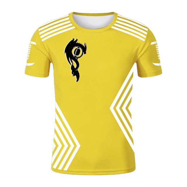 LUOGENLI T-shirts pour Hommes T-shirts Actifs à Col Rond pour Hommes T-shirts de Course Athlétiques Gym Entraînement Manches Courtes Hauts T-shirts Graphiques Pâques Jaune TG