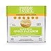 Pride of India Onion Papadum, 10 Count (3.53oz - 100g) | Indian Lentil Crisps (Papad) | Gluten-Free, Vegan, Healthy Snacks | Easy to Cook, Light & Crunchy in Seconds